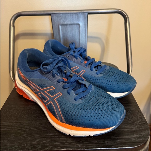 Asics Shoes - ASICS Gel Pulse 12 Running Shoes Blue Orange Women’s Size 8.5 Athletic Sneakers